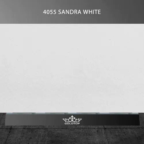 Marble Series Quartz Marble Quartz White Quartz Sandra White Quartz 4055