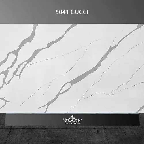 Calacatta Series Quartz Calacatta Quartz White Quartz Gucci Quartz 5041