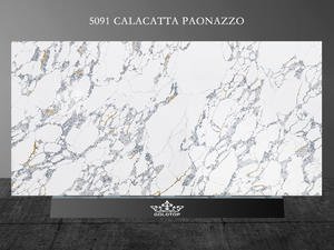 Calacatta Paonazzo marble quartz countertops slab 5091