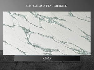 New Design santa margherita Gray Quartz Calacatta Emerald