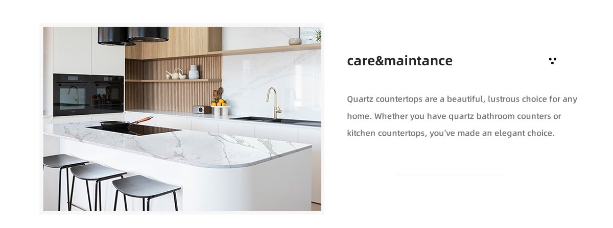 Quartz countertops are a beautiful, lustrous choice for any home.  Whether you have quartz bathroom counters or kitchen countertops,  you've made an elegant choice. 