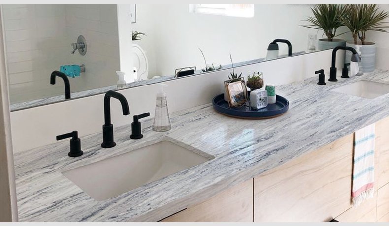 Florence Grey quartz Marble Kitchen Slab Wholesale 6029