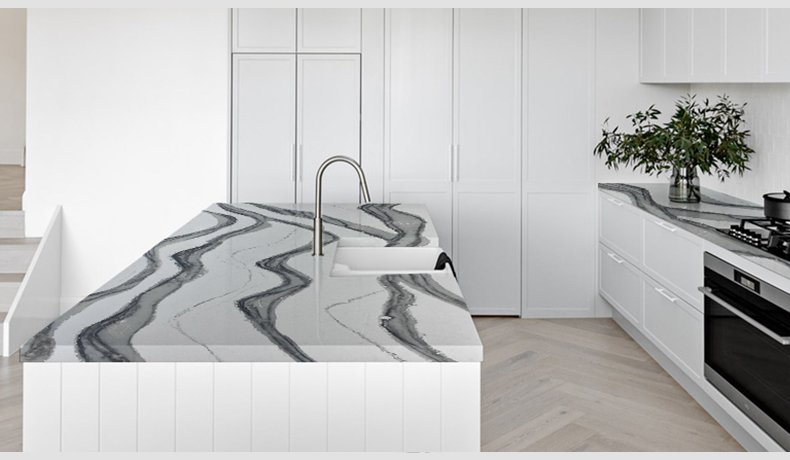 Calacatta Skara Brae Cambria Quartz Slab Countertops 5080