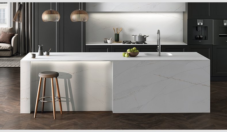 5001 Calacatta Ethereal Quartz New Design Kool Countertops 