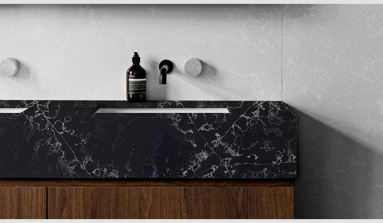 6032 Dream World Black Midnight Majesty Concrete Quartz 